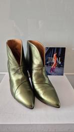 Enkellaarsjes Toral sofia metallic groen maat 38, Kleding | Dames, Schoenen, Ophalen of Verzenden, Zo goed als nieuw, Zwart
