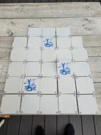 Mooie oude tegels met afbeelding waterput, Antiek en Kunst, Ophalen