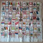 Antieke zijden patchwork quilt, Ophalen, Gebruikt, Overige kleuren, 30 tot 120 cm