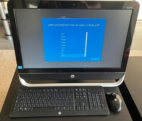 HP Pavilion 23 all in one, Computers en Software, Desktop Pc's, Gebruikt, 2 tot 3 Ghz, HDD, 4 GB, Met videokaart, Met monitor
