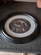 antieke lijst plus oude prent  TEAB, Antiek en Kunst, Ophalen of Verzenden