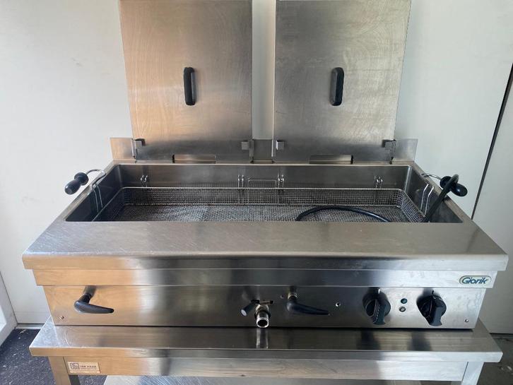 Giorik 10kW oliebollenbak friteuse 1 mtr / oliebol frituur, Hobby en Vrije tijd, Overige Hobby en Vrije tijd, Zo goed als nieuw