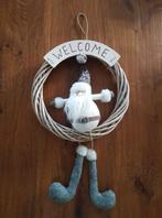 Kerst krans kerstman landelijk 'Welcome', Ophalen of Verzenden, Nieuw