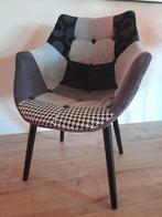 Zuiver Twelve patchwork stoel grijs eetkamerstoel, Huis en Inrichting, Stoelen, Ophalen, Zo goed als nieuw, Eén, Modern