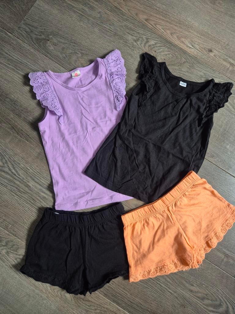 Kledingpakket: Hema shirts & Zeeman broekjes, Ophalen of Verzenden, Zo goed als nieuw, Hema & Zeeman, Meisje