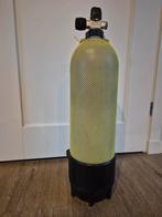 Duikfles 10 liter 232 bar INT/DIN keuring tot oktober 2028, Ophalen, Zo goed als nieuw, Duikfles