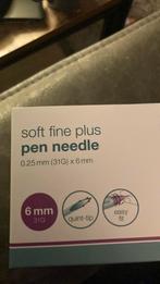SOFT FINE PLUS NAALDEN voor Insuline, Diversen, Verpleegmiddelen, Ophalen of Verzenden