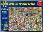 JAN VAN HAASTEREN puzzel DE SPEELGOEDWINKEL, Ophalen of Verzenden, 500 t/m 1500 stukjes, Zo goed als nieuw, Legpuzzel