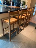 Vintage barkrukken (3) - Opknapper!, Ophalen, Gebruikt, 60 tot 90 cm, 3 krukken
