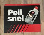 PEIL SNEL  reclamebord 39x49 cm TEXACO, Verzamelen, Ophalen of Verzenden, Gebruikt, Reclamebord
