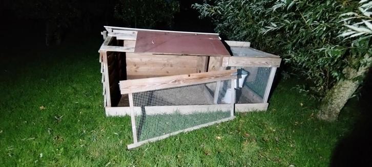 Kippenhok/konijnenhok, Dieren en Toebehoren, Pluimvee | Toebehoren, Gebruikt, Kippenhok of Kippenren, Ophalen