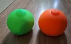Grote Stressballen - Set van 2 Oranje en Groen, Ophalen of Verzenden, Gebruikt