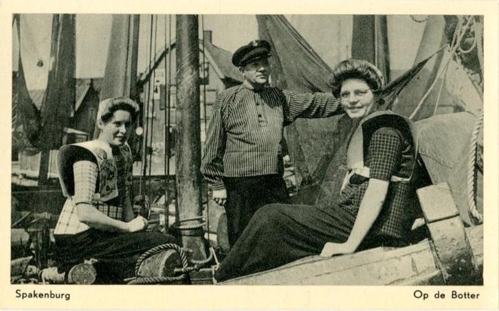 SPAKENBURG BUNSCHOTEN Klederdracht - SET1 Partij 10 kaarten, Verzamelen, Ansichtkaarten | Nederland, Utrecht, 1940 tot 1960, Ophalen of Verzenden