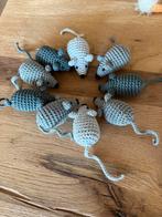 Gehaakte muizen 9 stuks, Ophalen of Verzenden, Zo goed als nieuw, Haken, Overige typen