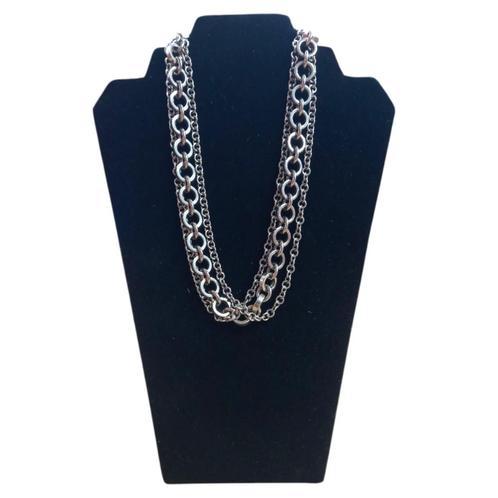 DKNY Stalen Ketting, Sieraden, Tassen en Uiterlijk, Kettingen, Zo goed als nieuw