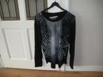 nieuw zwart najaars shirt mooie print trueprodigy medium, Ophalen of Verzenden, Nieuw, Maat 48/50 (M), Zwart
