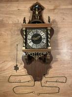 Antieke Wuba Wandklok zonder gewichten, Antiek en Kunst, Antiek | Klokken, Ophalen of Verzenden