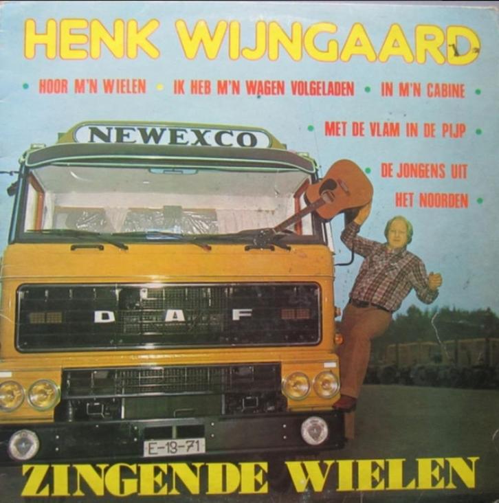 Henk Wijngaard Zingende Wielen LP, Cd's en Dvd's, Vinyl | Nederlandstalig, Zo goed als nieuw, Levenslied of Smartlap, 12 inch