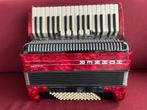 Hohner Amica Silent key accordeon . 72 bas ., Muziek en Instrumenten, Accordeons, 72-bas, Zo goed als nieuw, Hohner, Met riemen