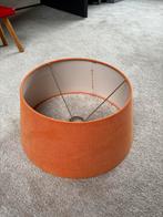 Oranje linnen lampenkap 32x40x29cm, Ophalen, Gebruikt, Overige kleuren, 25 tot 50 cm