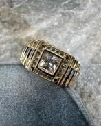Prachtige 14k gouden Rolex ring bezet met zitkonia, Ophalen of Verzenden, Nieuw, Goud, Dame of Heer