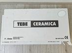 Wandtegels Tebe Ceramica wit gerectificeerd glanzend, Doe-het-zelf en Verbouw, Tegels, Ophalen, Nieuw