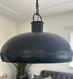 Zwarte metalen lamp met nagels - 70cm, Ophalen, 50 tot 75 cm, Zo goed als nieuw, Metaal