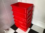 Zes stapelbare kratten opbergbakken opbergboxen 40x30x12 cm, Doe-het-zelf en Verbouw, Kratten en Dozen, Ophalen, Gebruikt, Minder dan 35 cm