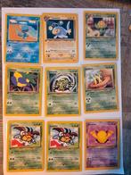 Pokemon kaarten set 9 stuks 1st Edition, Ophalen of Verzenden, Zo goed als nieuw, Meerdere kaarten