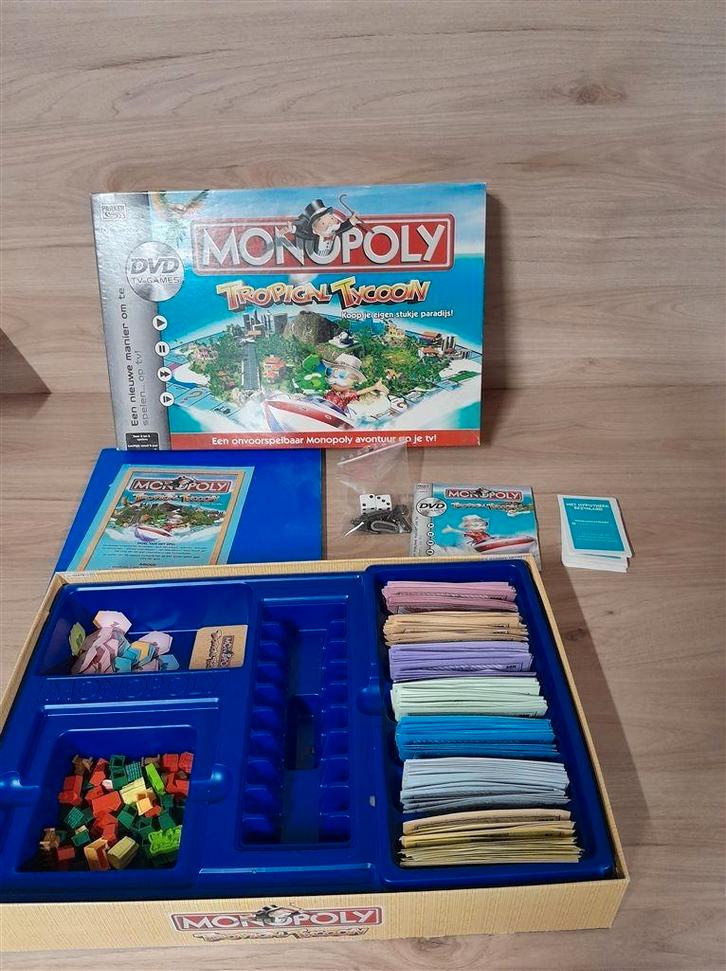 Monopoly Tropical Tycoon - s1347, Hobby en Vrije tijd, Gezelschapsspellen | Bordspellen, Zo goed als nieuw, Ophalen of Verzenden