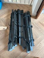 3 Sets Stevige Houten Shutters met Lamellen - Gebruikt, Huis en Inrichting, Ophalen, Gebruikt, 50 tot 100 cm, 100 tot 150 cm
