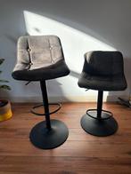 Barstoelen x2, Huis en Inrichting, Barkrukken, 2 krukken, Ophalen, Zo goed als nieuw, 60 tot 90 cm