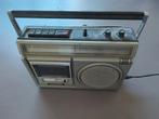 Panasonic vintage radio met cassette, Audio, Tv en Foto, Radio's, Ophalen of Verzenden, Gebruikt, Radio