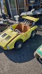 Oude kermis auto race auto, Antiek en Kunst, Ophalen