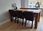 Mooie eetkamerstoelen en bankje, Huis en Inrichting, Stoelen, Ophalen, Zo goed als nieuw, Grijs