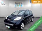 Peugeot 107 1.0-12V Black & Silver airco 5 derurs, Voorwielaandrijving, Euro 5, Gebruikt, Zwart