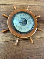 Prachtige schippers barometer stuurwiel, Ophalen of Verzenden, Zo goed als nieuw