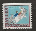 Zweden 11, kinderen te paard voor hman, Verzenden, Zweden, Gestempeld