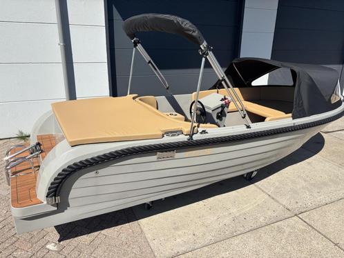 FELOR 590 TENDER MET 20PK BOM VOL OPTIES VAARKLAAR, Watersport en Boten, Sloepen, Nieuw, 10 tot 30 pk, 3 tot 6 meter, Buitenboordmotor