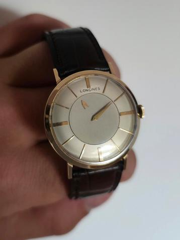 Vintage Longines Mystery dial 14K Gouden Polshorloge beschikbaar voor biedingen