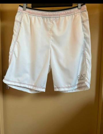 Emporio Armani nieuwe gave witte (sport) short (Maat L) beschikbaar voor biedingen