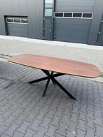 Eettafel deens ovaal eiken kleur 200 x 100 cm, Huis en Inrichting, Tafels | Eettafels, Ophalen, 50 tot 100 cm, Vijf personen of meer