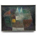 Boele Bregman (1918-1980) - 'Compositie met boom', Antiek en Kunst, Ophalen of Verzenden