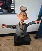 Zeldzame automaton papier mache glazen ogen 1940, Ophalen of Verzenden, Zo goed als nieuw