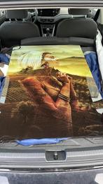 Glazen wanddecoratie indiaan, Huis en Inrichting, Woonaccessoires | Wanddecoraties, Ophalen, Zo goed als nieuw