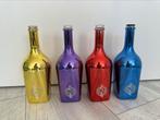 Gekleurde flessen, Overige kleuren, Ophalen of Verzenden, Minder dan 50 cm, Glas