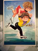 Ansichtkaart Kinderzegels: Kunstschaatsers, Ophalen of Verzenden, 1960 tot 1980, Ongelopen, Utrecht
