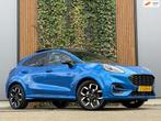 Ford Puma 1.0 EcoBoost Hybrid ST-Line X First Edition panora, 65 €/maand, 125 pk, Blauw, Leder en Stof