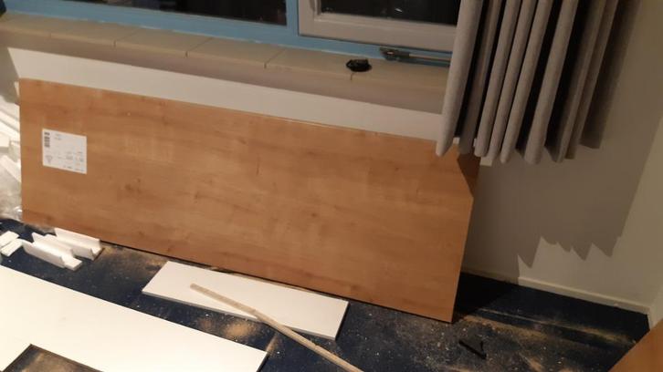 Aanrechtbladen (2 stuks), Huis en Inrichting, Keuken | Keukenelementen, Zo goed als nieuw, Minder dan 100 cm, 150 tot 200 cm, 50 tot 75 cm