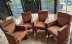 Eetstoellen 4 stuks, Huis en Inrichting, Fauteuils, Ophalen, Gebruikt, Minder dan 75 cm, 50 tot 75 cm